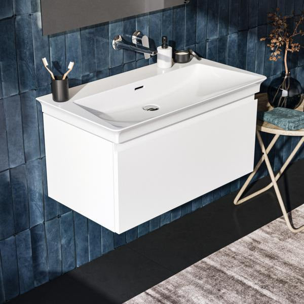 Ideal Standard Finesse Möbelwaschtischunterschrank 800 mm mit Auszug und Softclose in Greige matt