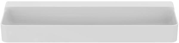 Ideal Standard Conca Aufsatzwaschtisch 1200x450x145mm geschliffen Weiß ohne Hahnloch