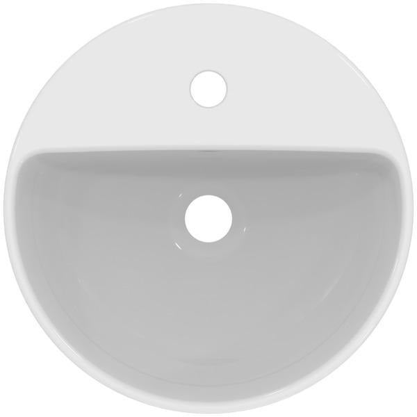 IDEAL STANDARD i.life O Aufsatzwaschtisch 550x400mm Weiß, 1 Hahnloch, mit Überlauf