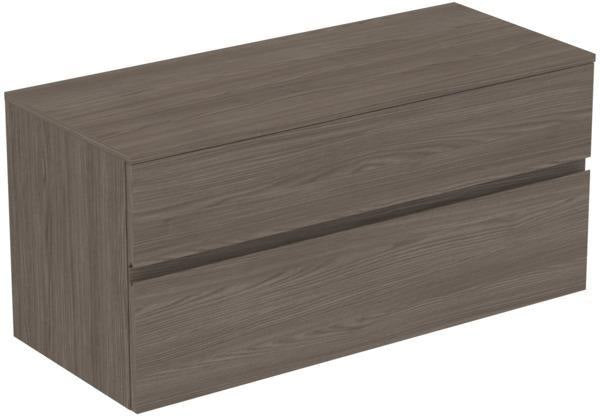 Ideal Standard Finesse Waschtischunterschrank 1202 mm, 2 Auszüge, Greige matt, wandhängend