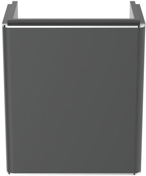 Ideal Standard Adapto Handwaschbecken-Unterschrank 427 mm, 1 Tür, anthrazit matt – wandhängend