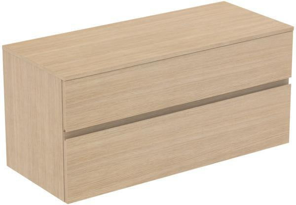 Ideal Standard Finesse Waschtischunterschrank 1202 mm, 2 Auszüge, Greige matt, wandhängend