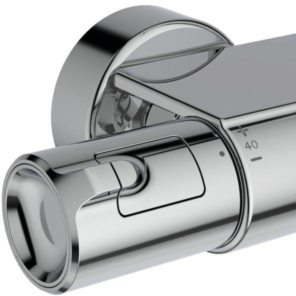 Ideal Standard Duschsystem Ceratherm T50 mit Brausethermostat und 1500 mm Schlauch in Chrom