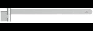 IDEAL STANDARD Handtuchstange Conca 447 mm Silk Black – Schwenkbar, Messing, Wandmontage