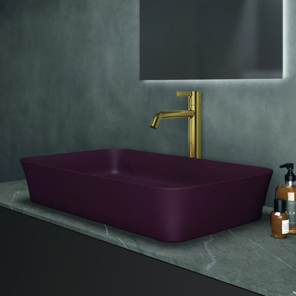 IDEAL STANDARD Ipalyss Schale 650x400x120 mm Seidenweiß – Aufsatzwaschtisch ohne Hahnloch & Überlauf