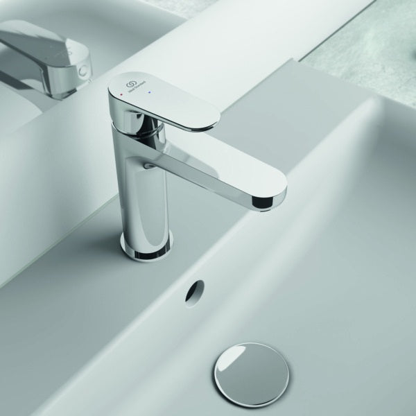 IDEAL STANDARD Cerafine O Waschtischarmatur H120 BlueStart Chrom ohne Ablaufgarnitur