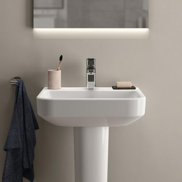 Ideal Standard i.life B Waschtisch 500x440x180mm Weiß – ohne Hahnloch, ohne Überlauf