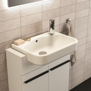 Ideal Standard i.life S Halbeinbau-Waschtisch 500x360x175 mm Weiß mit Überlauf