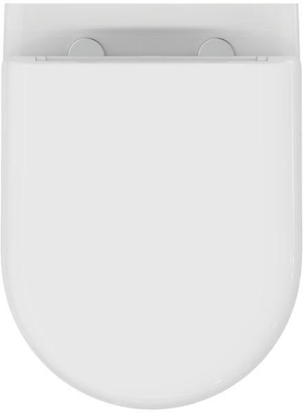 Ideal Standard Exacto Wand-WC-Kombipaket, randlos, mit Softclosing WC-Sitz, 360x485x405mm, Weiß