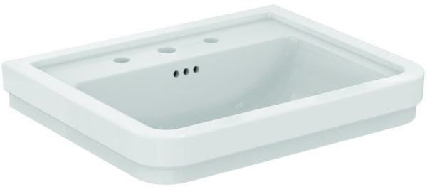 Ideal Standard Waschtisch Calla 3 Hahnlöcher mit Überlauf 715x500x175 mm Weiß