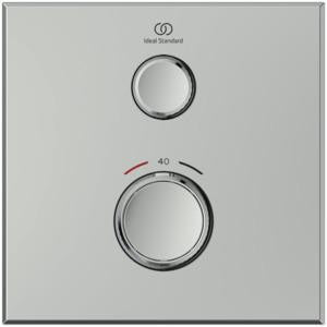 Ideal Standard Ceratherm Navigo Brausethermostat Unterputz eckig Chrom – 1 Verbraucher, DICHT-FIX