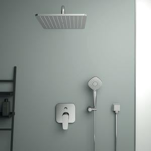 Ideal Standard Idealrain Wandanschluss 300 mm Chrom – Aufputz Kopfbrauseanschluss mit Rosette