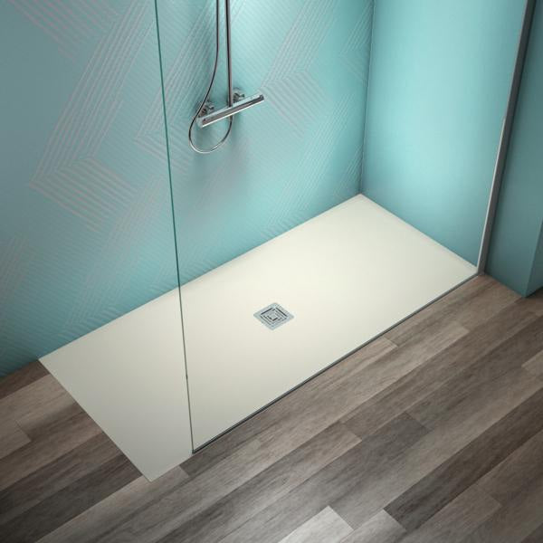 Ideal Standard Ultra Flat S+ Rechteck-Brausewanne 1800x800mm Mineralguss Weiß Matt