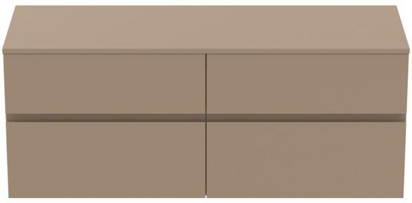 IDEAL STANDARD Finesse Waschtischunterschrank 1402 mm, 4 Auszüge, Greige matt