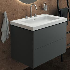 Ideal Standard Möbelwaschtisch Extra 810x510mm Weiß mit 3 Hahnlöchern und Überlauf