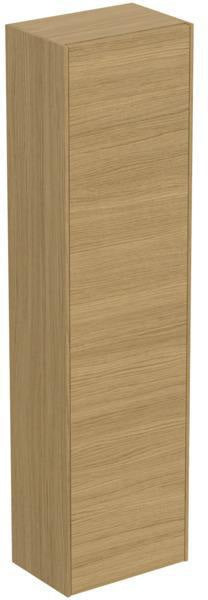 IDEAL STANDARD Halbhochschrank Conca, 1 Tür, Eiche geflammt, 370x250x1400 mm, Anschlag links/rechts