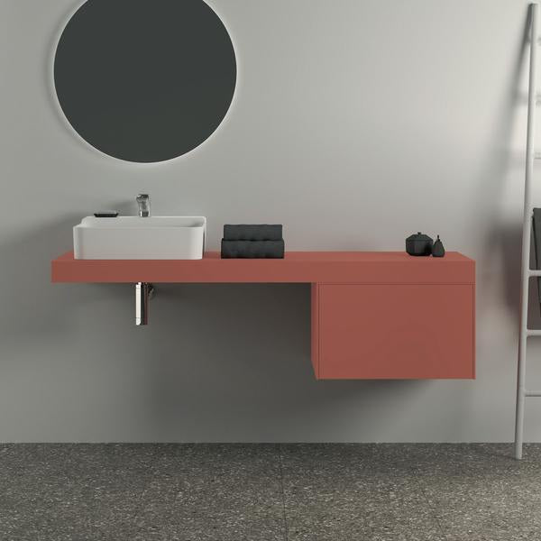 Ideal Standard Conca WT-Unterschrank 600 mm Eiche geflammt, 1 Auszug mit Push-Open