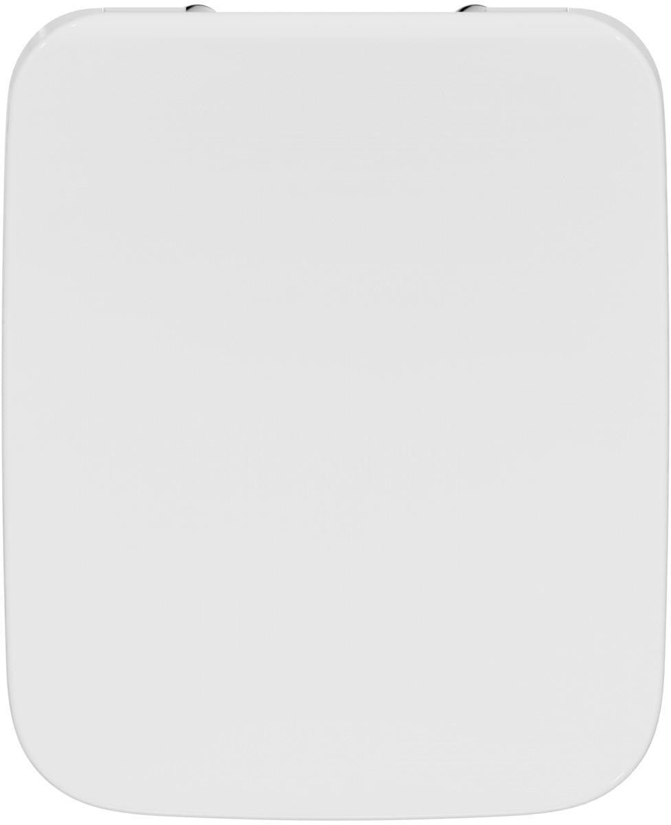 Ideal Standard WC-Sitz STRADA II Wrapover Weiß Duroplast mit Deckel und Edelstahl-Scharnieren
