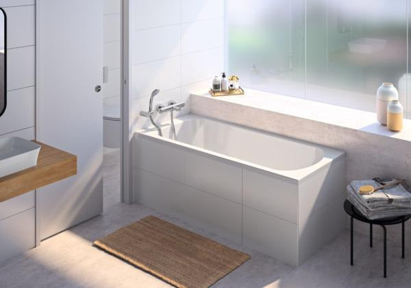 Ideal Standard Idealrain Handbrause-Set: 1-Funktion, 80 mm Chrom, mit Schlauch & Halterung