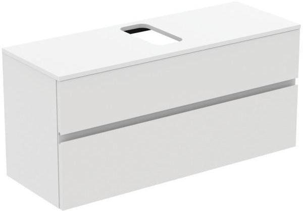 Ideal Standard Finesse Waschtischunterschrank 1202 mm, 2 Auszüge, Greige matt
