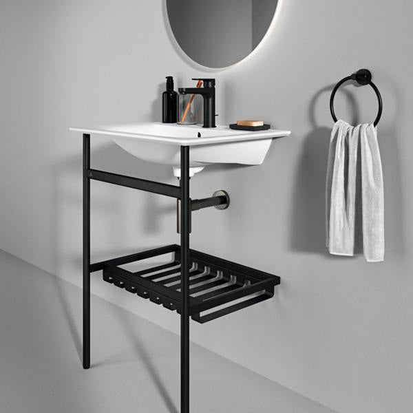 Ideal Standard Möbelwaschtisch Connect Air 640x460x165mm 1 Hahnloch mit Überlauf Weiß