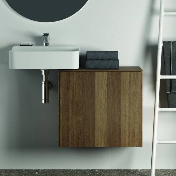 Ideal Standard Conca Waschtischunterschrank 602 mm, 1 Auszug, Push-Open, Weiß – ohne Ausschnitt