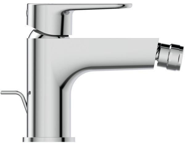 IDEAL STANDARD Bidetarmatur Cerafine O 132 mm mit Ablaufgarnitur in Chrom