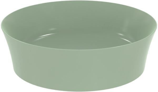 Ideal Standard Ipalyss Aufsatzwaschtisch 400x400mm Seidenweiß ohne Hahnloch ohne Überlauf