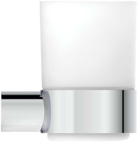 Ideal Standard Zahnputzbecher Conca, rund, Brushed Gold – Wandhängend, Messing, Glas
