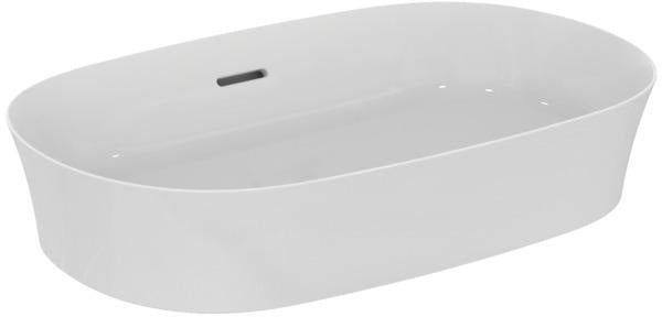 Ideal Standard Ipalyss Waschtisch-Schale 600x380x145 mm Weiß, ohne Hahnloch, mit Überlauf