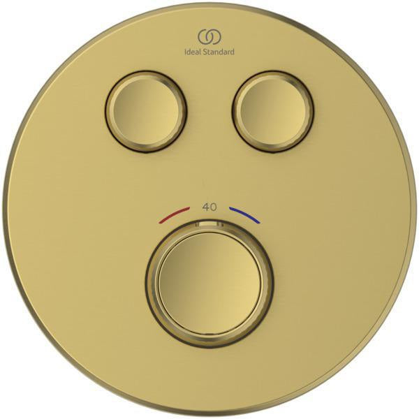 Ideal Standard Ceratherm Navigo 2 Brausethermostat Unterputz, 2 Verbraucher, rund, Chrom