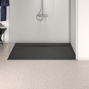 Ideal Standard Ultra Flat S i.life Rechteck-Brausewanne 1700x900x30mm Carraraweiß – Mineralguss, matt, Anti-Rutsch