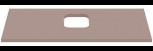 IDEAL STANDARD i.life B Waschtischplatte Eiche Natur 802x507x18 mm mit mittigem Ausschnitt