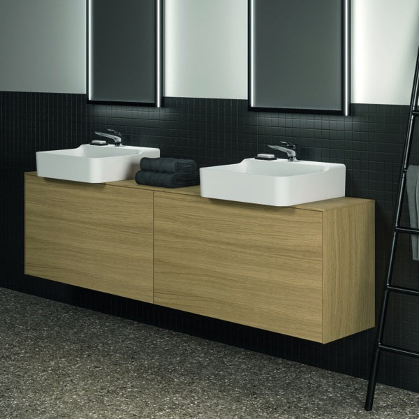 Ideal Standard Conca Waschtischunterschrank 1987 mm, 2 Auszüge, Push-Open, Weiß