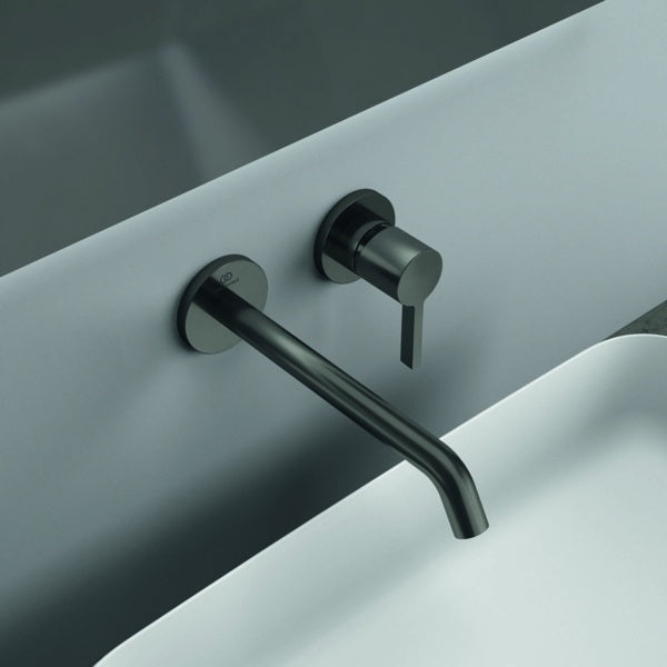 Ideal Standard Joy Wand-Waschtischarmatur BS2 Brushed Gold 220 mm Auslauf