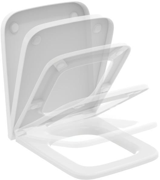 Ideal Standard WC-Sitz Blend Cube Softclosing 365x455x35mm Weiß Duroplast