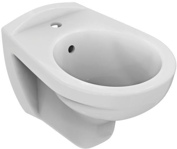 Ideal Standard Wandbidet Eurovit, 1 Hahnloch, 360x520x350mm, Weiß