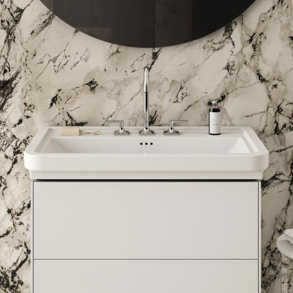 Ideal Standard Joy Neo Waschtischarmatur 3-Loch mit Ablaufgarnitur Chrom 168 mm