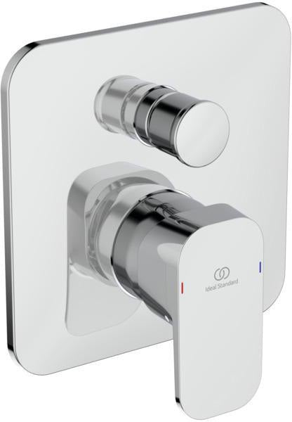 Ideal Standard Tonic II Unterputz-Badearmatur Bausatz 2, Rosette 163x163 mm, Chrom