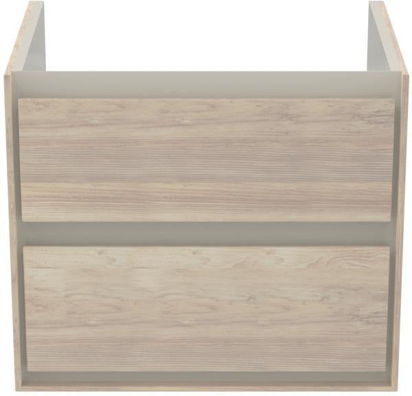 IDEAL STANDARD Connect Air Waschtischunterschrank 600 mm, 2 Auszüge, Weiß Glanz/Matt