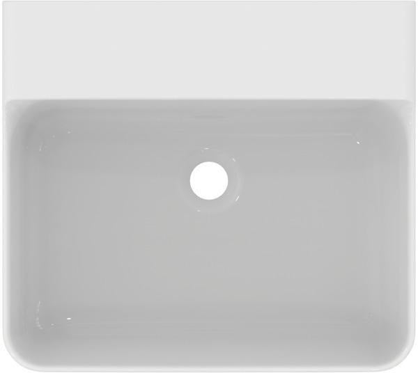 Ideal Standard Conca Aufsatzwaschtisch 500x450mm Weiß geschliffen ohne Hahnloch