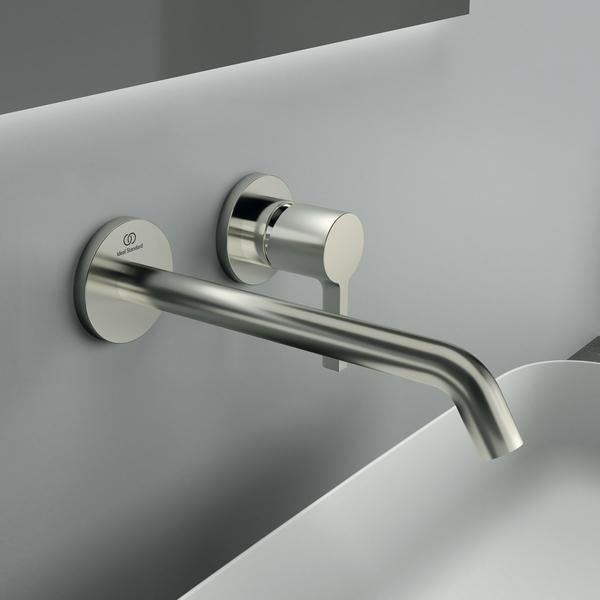 Ideal Standard Joy Wand-Waschtischarmatur BS2 Brushed Gold 220 mm Auslauf