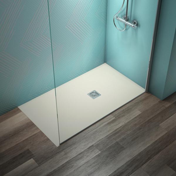 Ideal Standard Ultra Flat S+ Rechteck-Brausewanne 1400x800mm Mineralguss Weiß