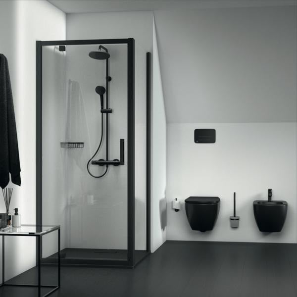 Ideal Standard Ultra Flat New Quadrat-Brausewanne 900x900x25 mm Weiß – bodenebener Einbau