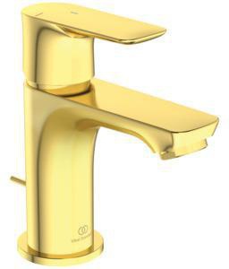 IDEAL STANDARD Connect Air Waschtischarmatur 90mm mit Ablaufgarnitur Brushed Gold