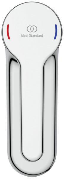IDEAL STANDARD Ceraplus Waschtischarmatur Chrom 112 mm Ausladung – Einhandhebelmischer ohne Ablaufgarnitur