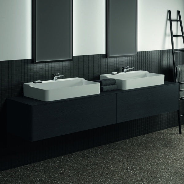 IDEAL STANDARD Conca WT-Unterschrank 2387x505x370 mm, 2 Auszüge, mit Ausschnitt, Weiß