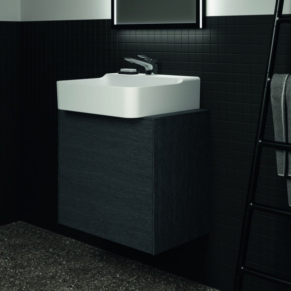 Ideal Standard Conca Waschtischunterschrank Eiche geflammt 602 mm mit Auszug und Push-Open
