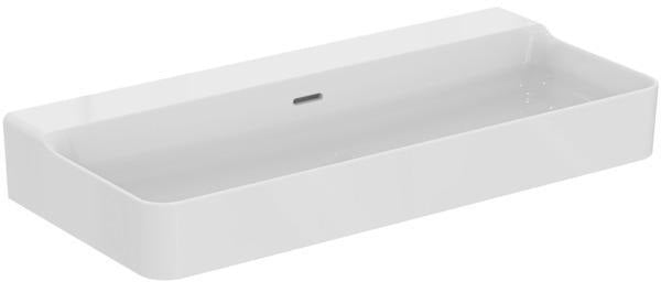 Ideal Standard Conca Aufsatzwaschtisch 1000x450x165 mm Weiß ohne Hahnloch mit Überlauf