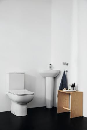 IDEAL STANDARD Eck-Waschtisch i.life A 450x410mm Weiß – 1 Hahnloch, mit Überlauf